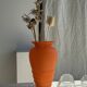 Small geometric carafe with diamond-shaped stopper and its 4 glasses