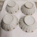 Vintage faceted bowls