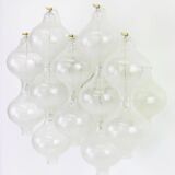 Pairs of large wall sconces 'Tulipan' Kalmar, Austria, 1970s