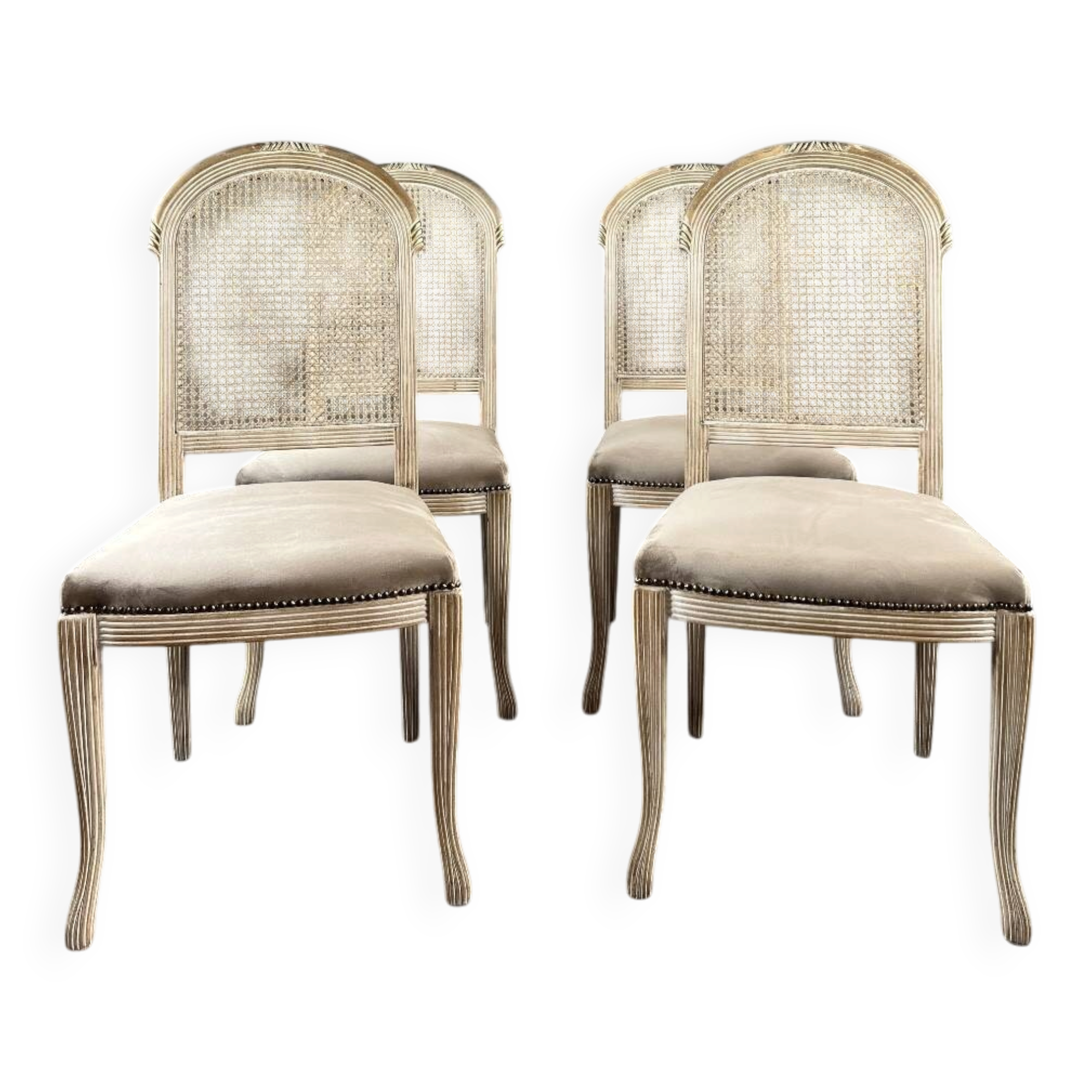 Set of four chairs, 20th Century