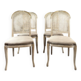 Set of four chairs, 20th Century