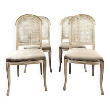 Set of four chairs, 20th Century