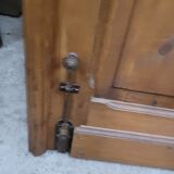 3 portes de séparation en verre gravé avec bâti