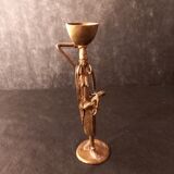 African bronze statue