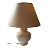 Gold and cream lamp