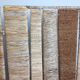 Screen 3 vegetable panels, rush, coconut, wicker