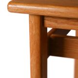 Scandinavian oak bench
