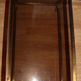 Set de 2 tables basses en laiton vintage 60/70