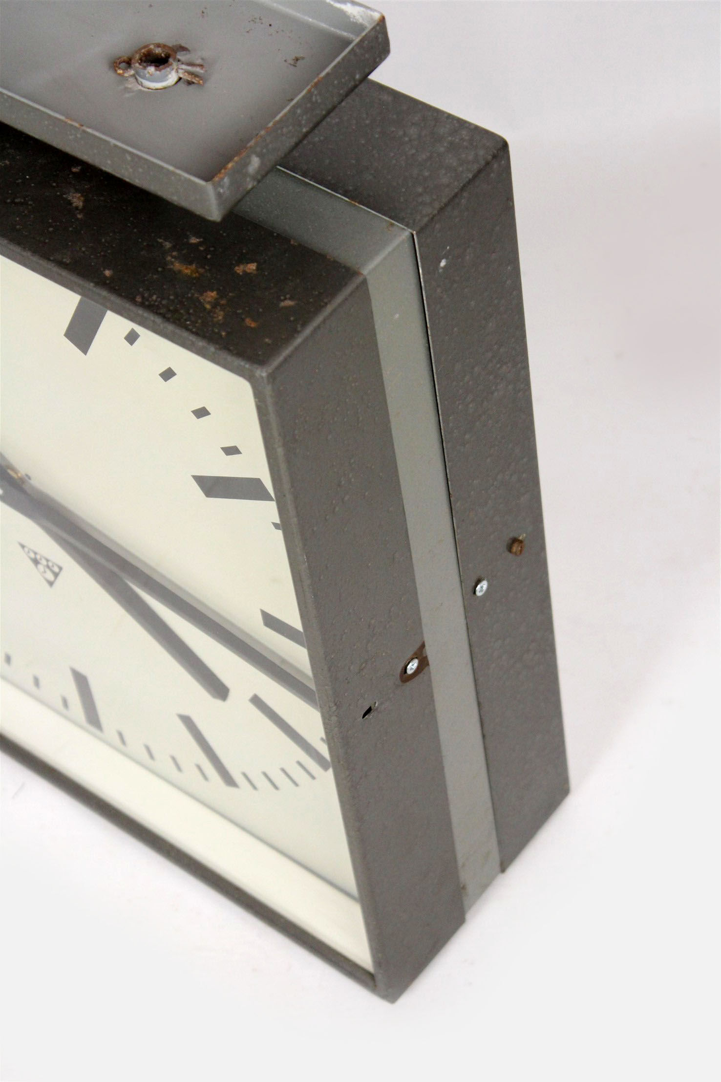 Double Sided Railway Clock from Pragotron, 1970's