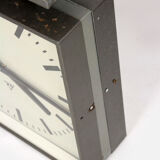 Double Sided Railway Clock from Pragotron, 1970's
