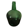 Bonbonne dame jeanne Viresa verre vert foncé