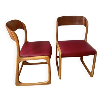 Baumann sleigh chairs