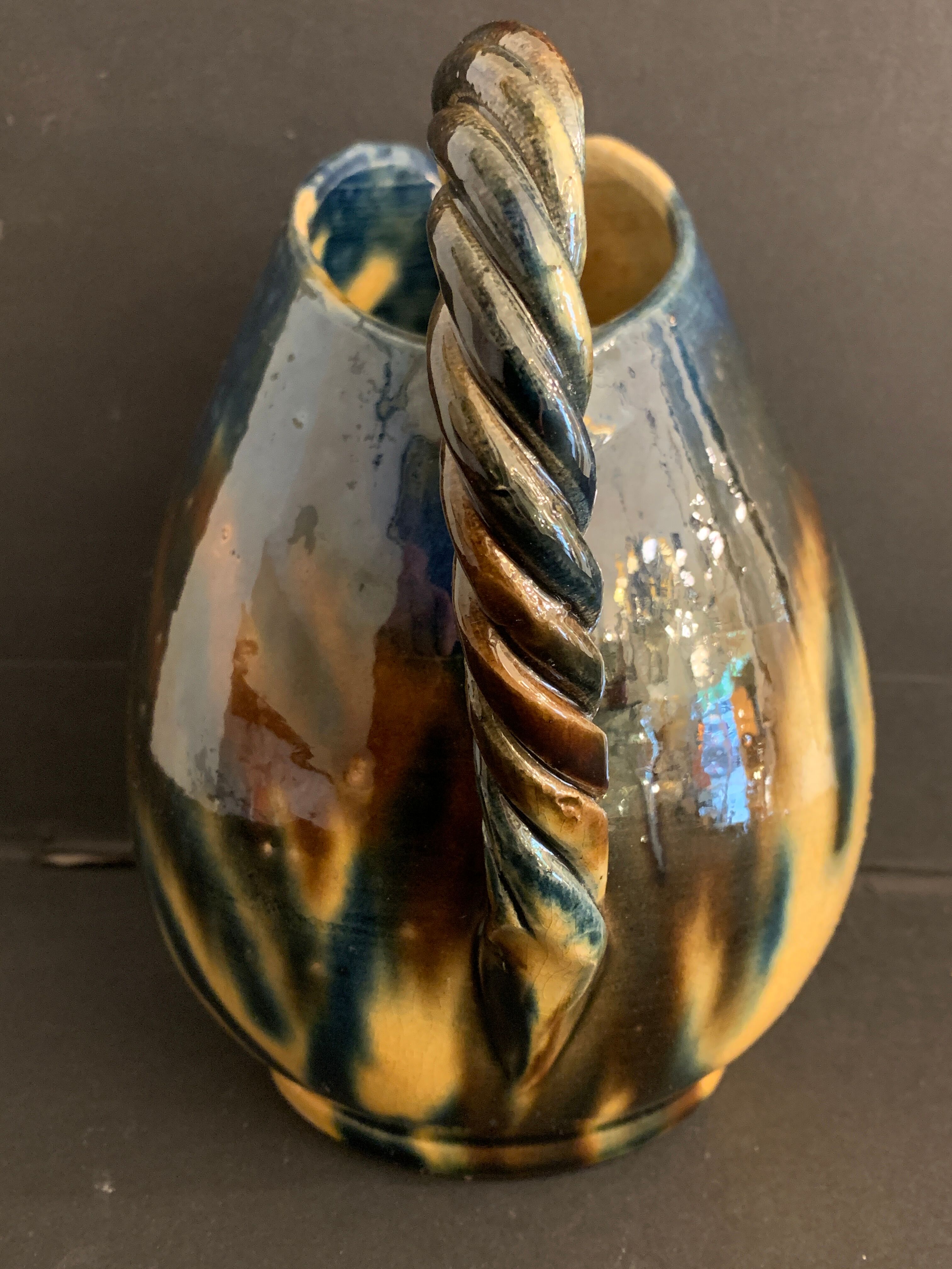 Ceramic pitcher, FPP Vallauris, 1960