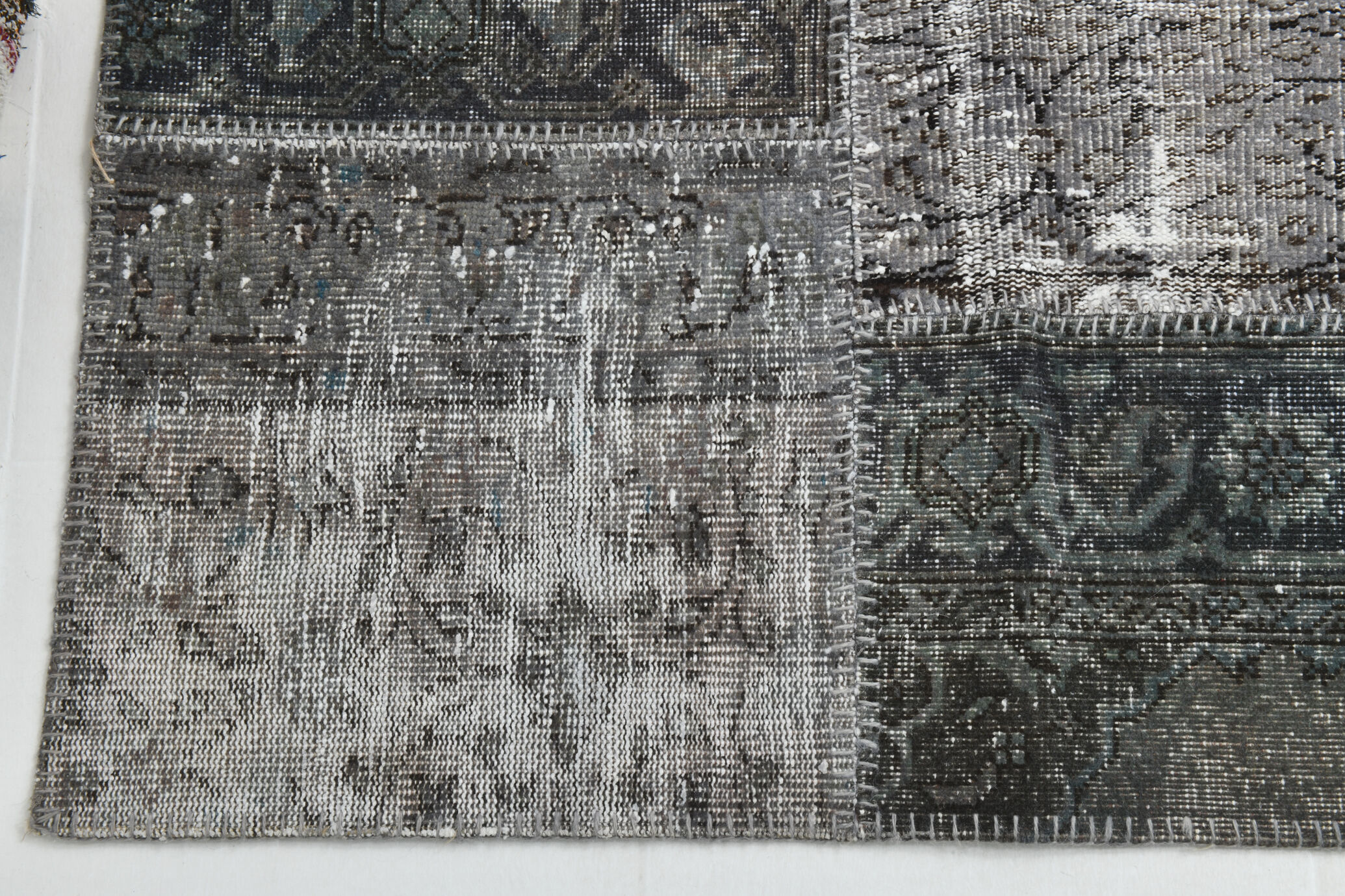 8x11 Handmade Wool Vintage Rug 354x251Cm