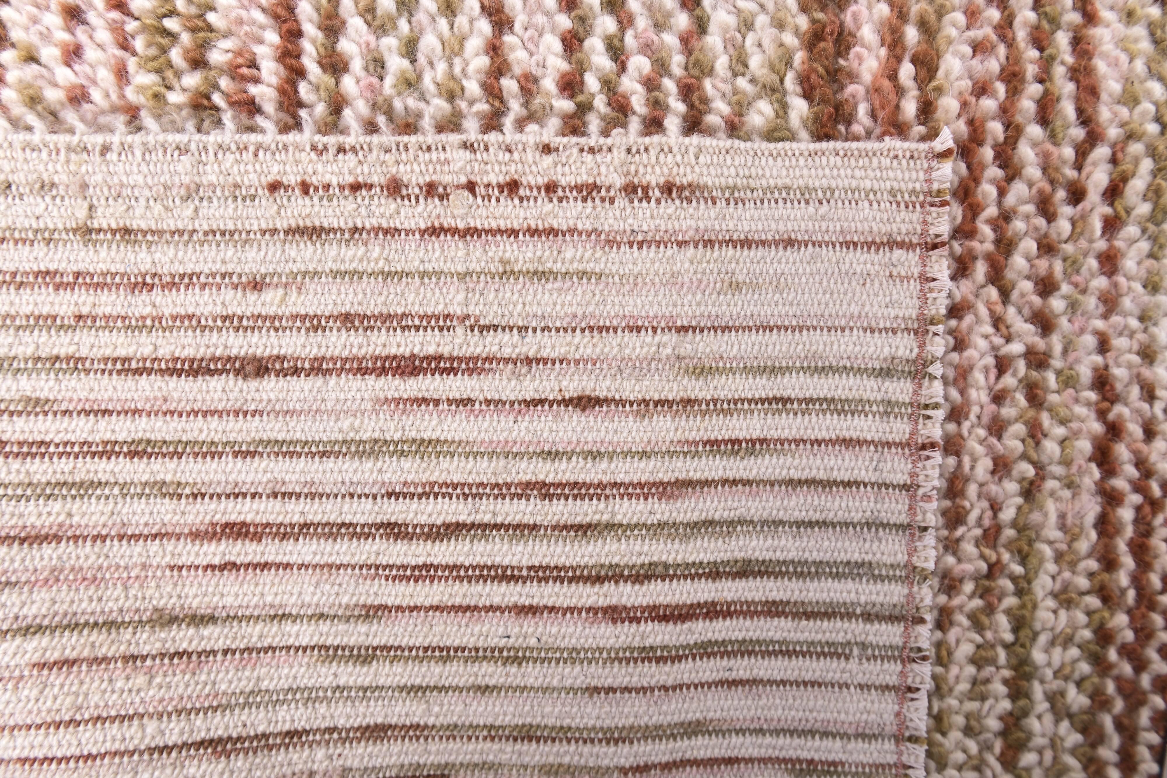 8x10 Terracotta Wool Turkish Vintage Rug, 269x300Cm