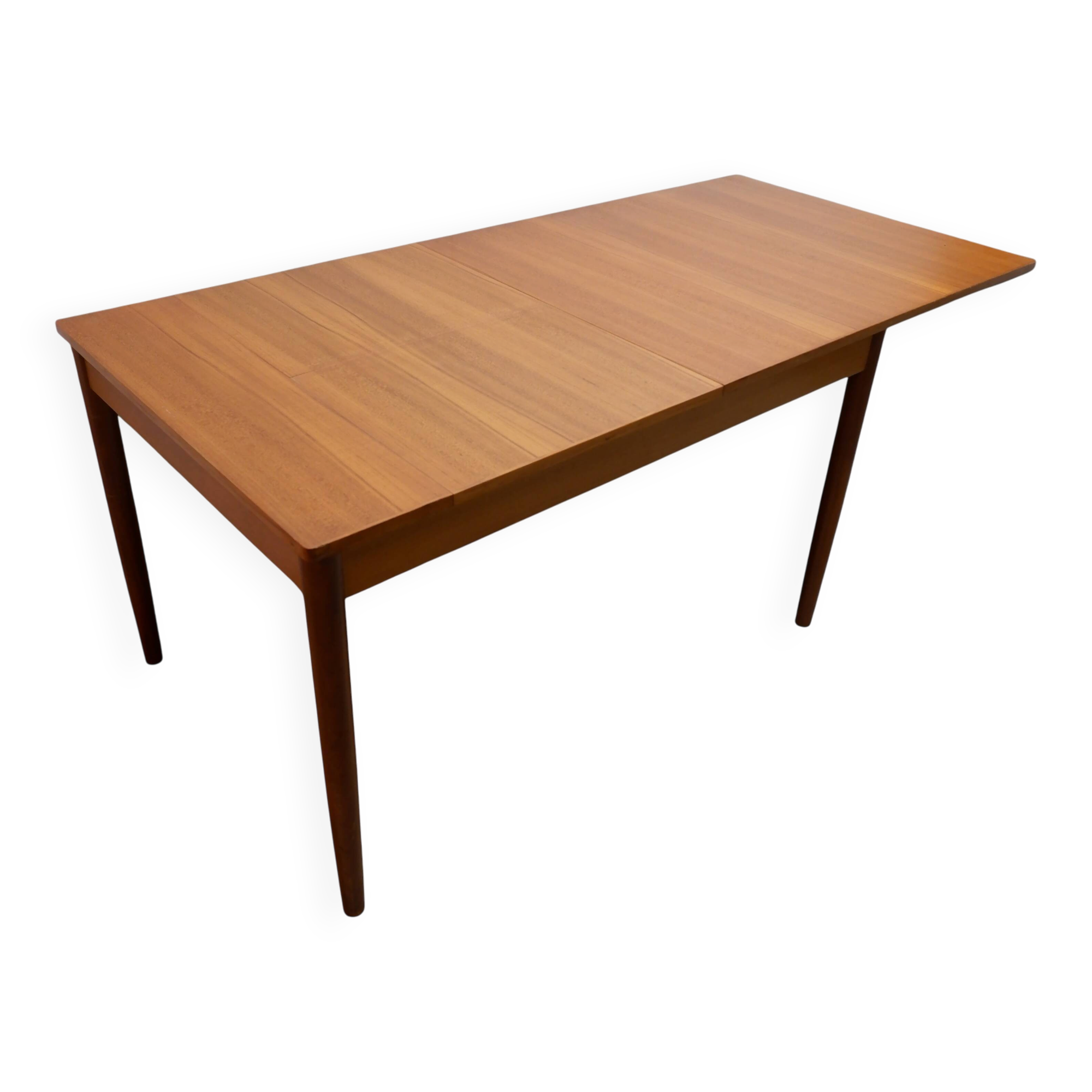 Teak extendable dining table, 1960s Denmark