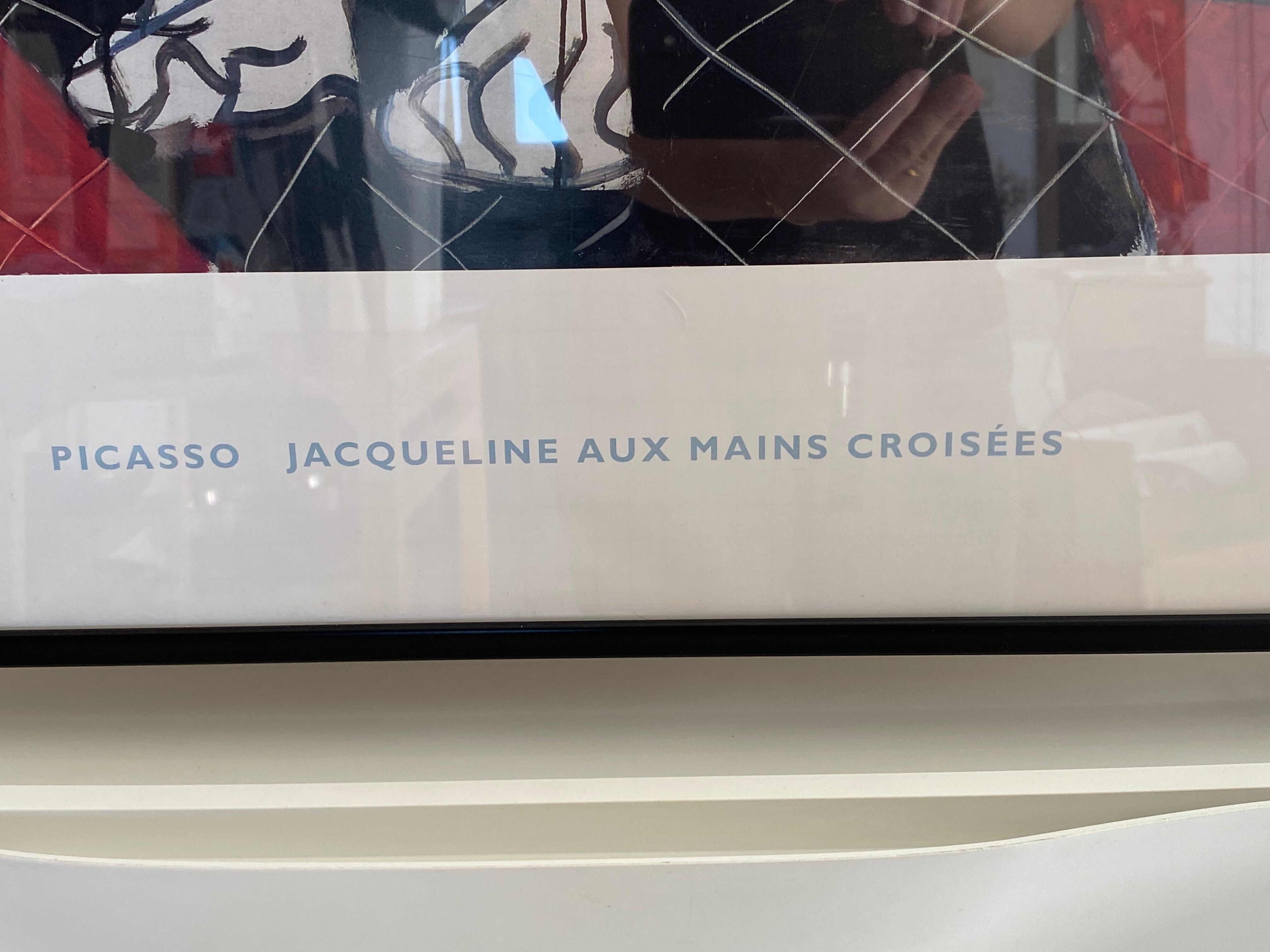 Frame with Picasso poster