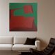 Peinture abstraite sur toile 80x80cm par Bodasca