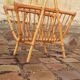 Vintage 1950s rattan magazine holder