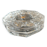 Boîte, bonbonnière en cristal à décor de roses