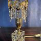 Pair of crystal lamps from the 80s