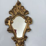 Small mirror style Louis XV gilded 21x32cm