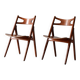 Pair of CH29 Chairs by Hans J. Wegner