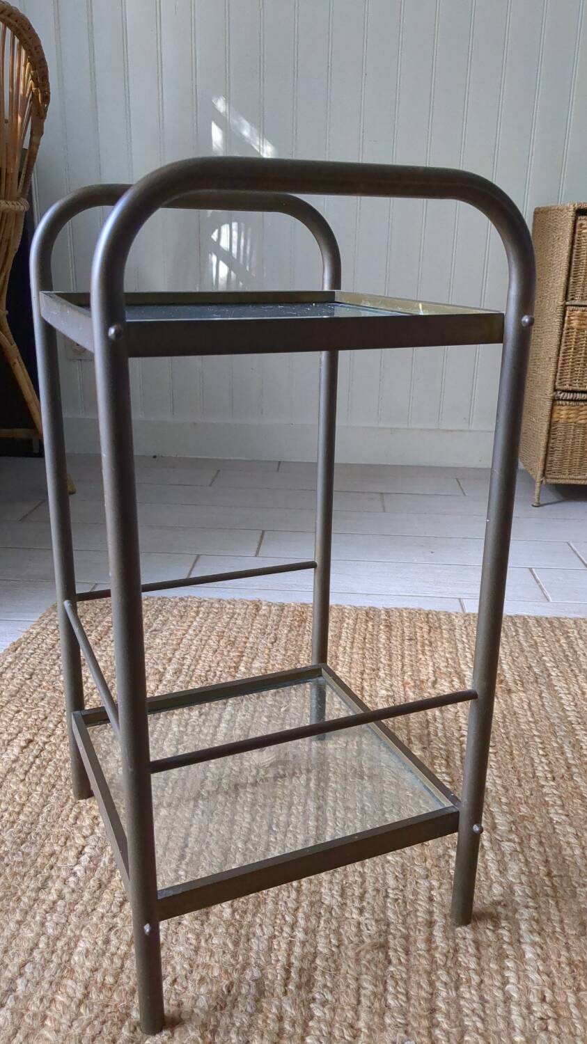 Old copper art deco selette from the 40s