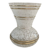 Art Deco Speckled Glass Vase – 1950s