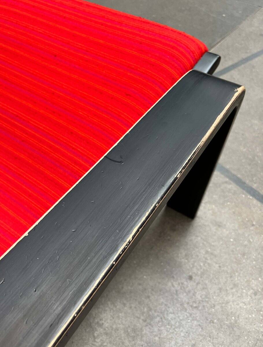 Mid-century modern Pulkka lounge chair by Ilmari Lappalainen for Asko, Finland, 1960s.