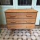 Commode 3 tiroirs bambou/rotin vintage