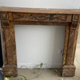 Cheminée en bois