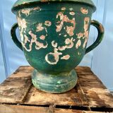 Varnished terracotta jar