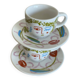 Duo of Picasso Fragonard cups