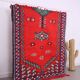 Red Vintage Moroccan Rug 167 x 190 cm - Berber Wool Rug - Handmade Rug Boho