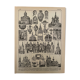 Lithograph engraving on the art of Russia from 1897
