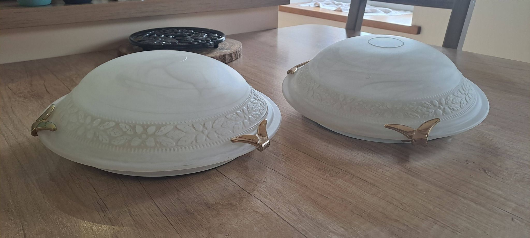 Lot de 2 appliques/plafonniers vintage