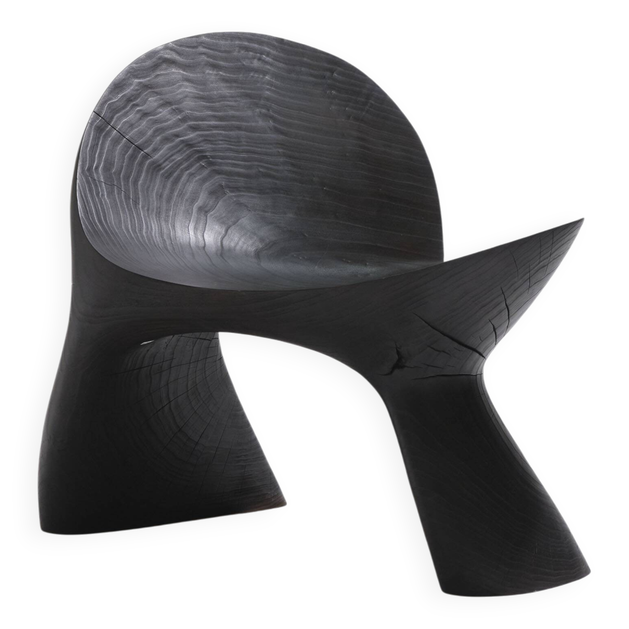 Anetos armchair in black wood