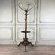 Carved wooden coat rack from the Black Forest, circa 1900.