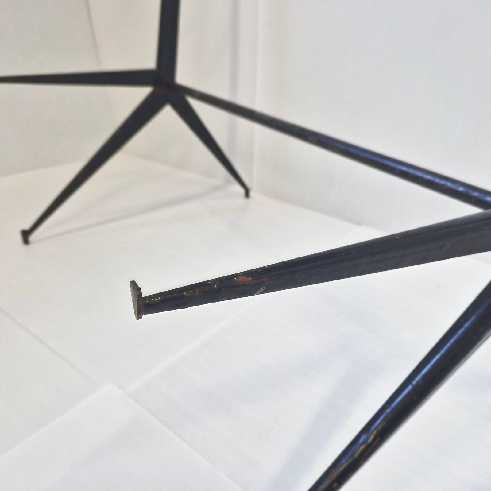 Vintage shelf 1950 compass legs jean prouve maurice novarina buvette evia