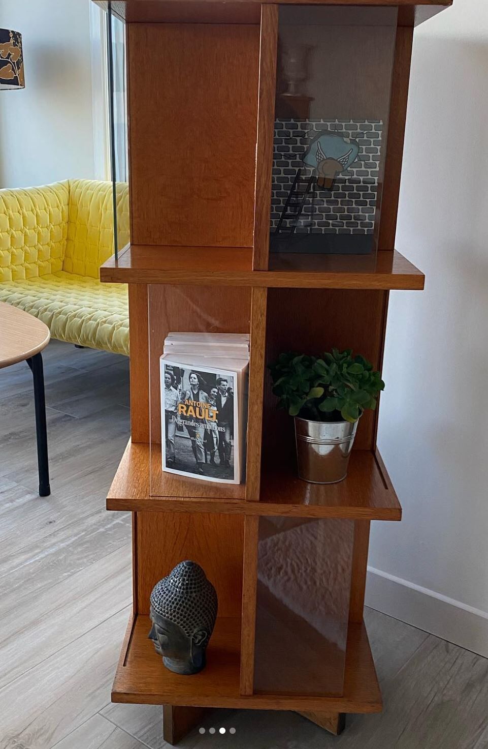 Vintage revolving bookcase