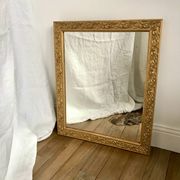 set of 4 mirrors in wood and gilded stucco early 20th century