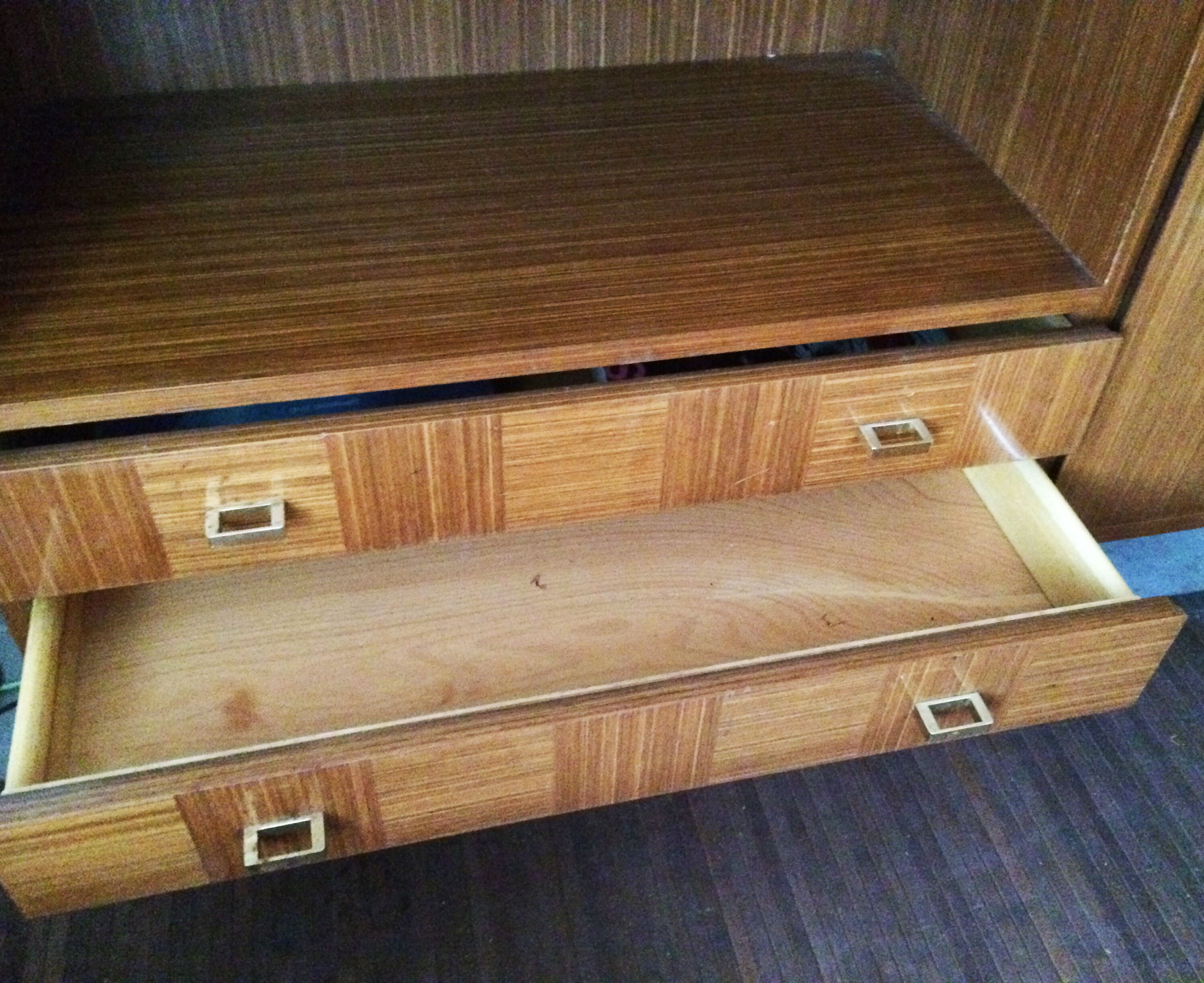 Varnished mahogany buffet 1950/60