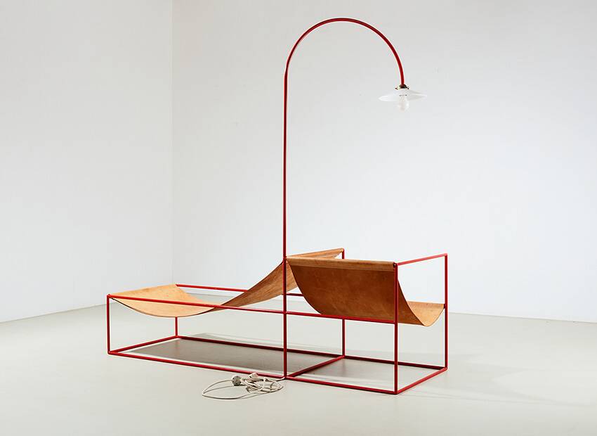 Muller & Van Severen Early Duo Seat + Lamp Belgium 2011