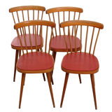 4 chairs Scandinavian year 50 bars