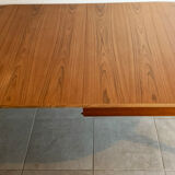Table danoise teck scandinave par Oluf Theodor Larsen 1960 extensible