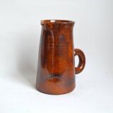 Tamegroute-inspired stoneware carafe