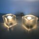 Pair lamps ice cubes Peill - Putzler - 1970