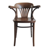 Brown wooden bistro chair
