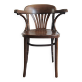 Brown wooden bistro chair